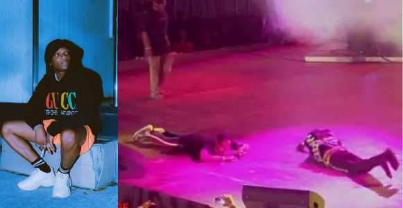 #MadeInLagos: Fan Came To Prostrate For Wizkid, He Returned The Favour (Video)
