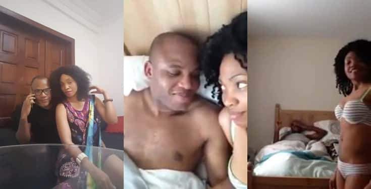 Nnamdi Kanu reacts to leaked video of him in bed with his wife