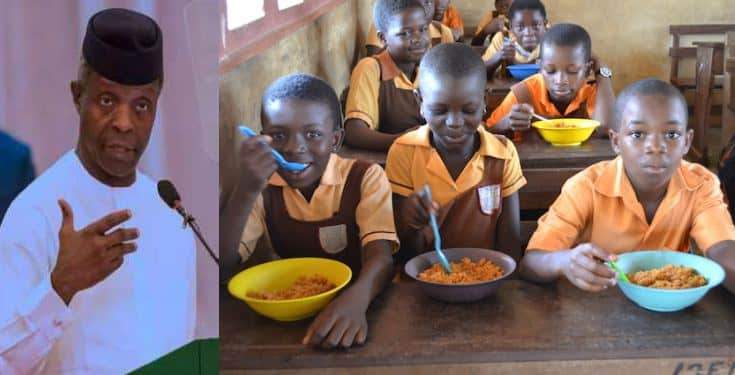 FG feeds pupils with 594 cows, 138,000 chickens, 6.8m eggs weekly - Yemi Osinbajo