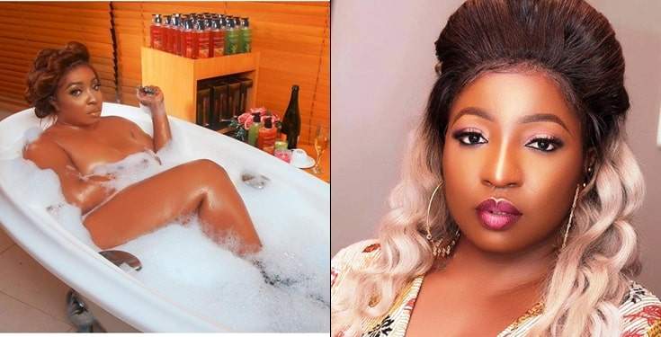 Actress Anita Joseph goes totally naked in a bathtub