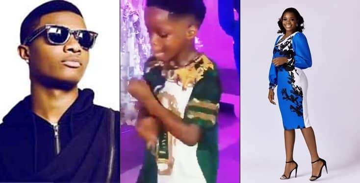 Wizkid's son entertains his mum's birthday guests with his legwork