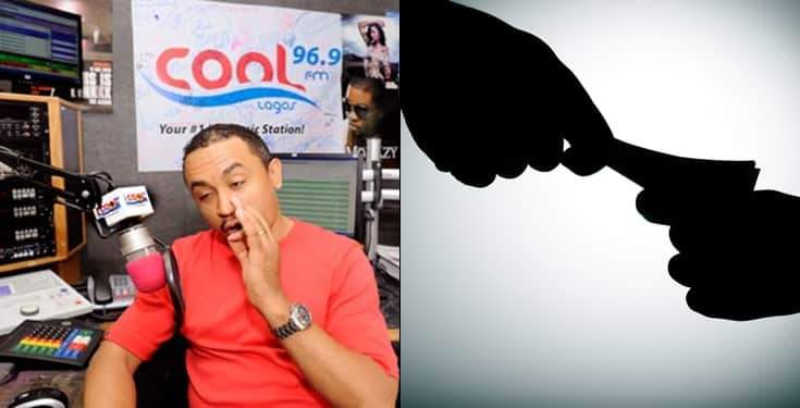 Daddy Freeze accused of taking 100k bribe from artistes before playing their songs on radio, he reacts