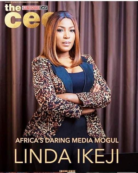 Linda Ikeji Stuns As She Covers Business Day Magazine