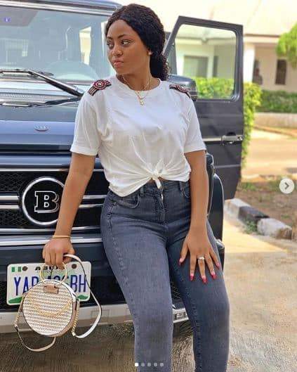 Actress Regina Daniels takes delivery of her new Brabus (Photos)