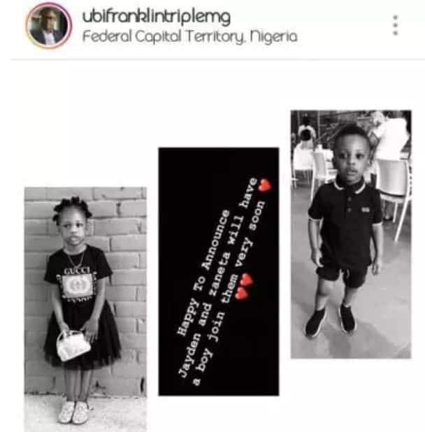 Ubi Franklin impregnates his ex-staff, now expecting his 3rd child from the 3rd woman