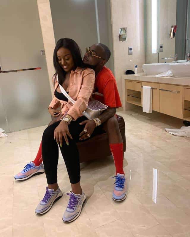 Davido and his girlfriend, Chioma loved up in Dubai (Photos)