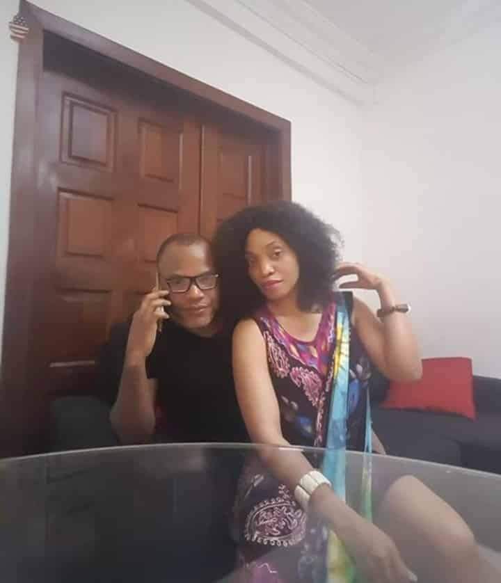 Nnamdi Kanu reacts to leaked video of him in bed with his wife