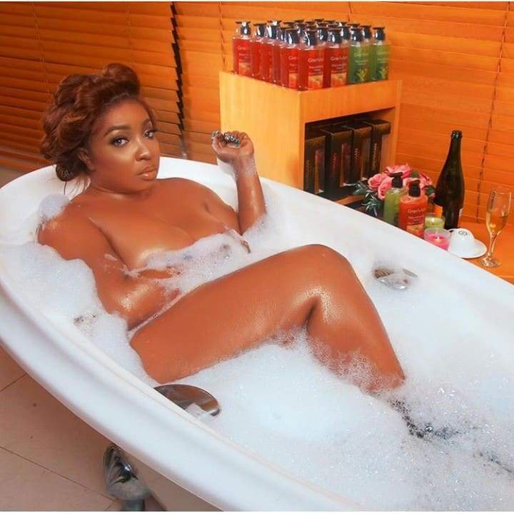 Actress Anita Joseph goes totally naked in a bathtub