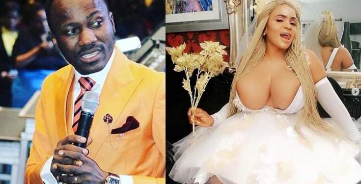 Actress Cossy Ojiakor mocks Apostle Suleman's manhood on social media