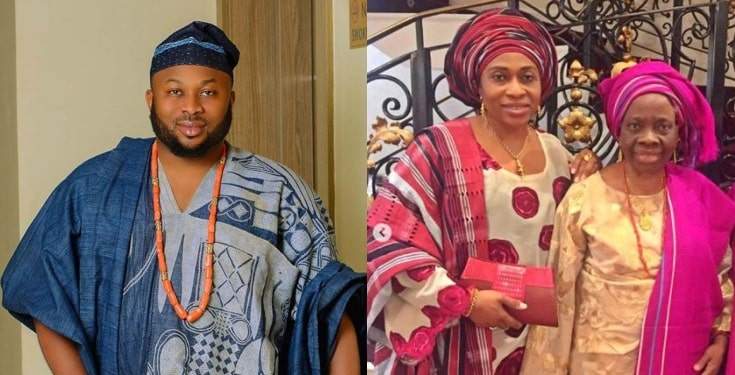 Churchill shades Tonto Dikeh as he celebrates mum on Mother's Day