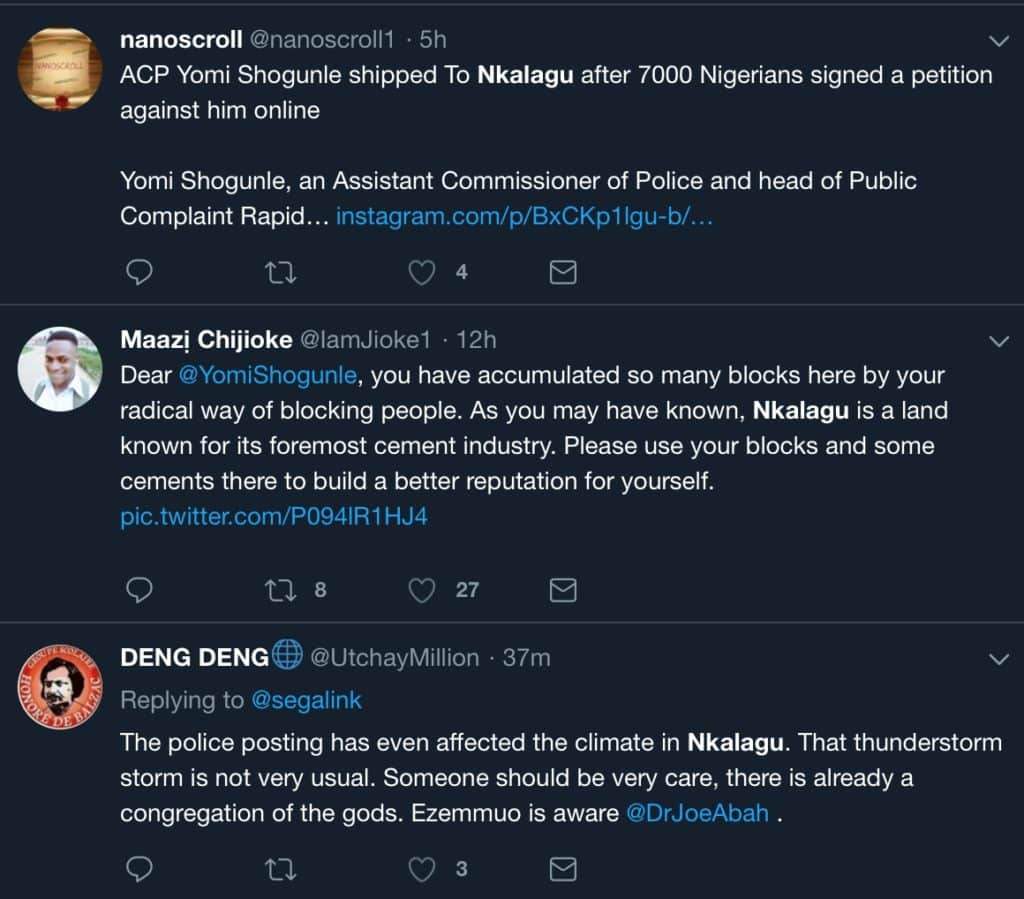 Twitter Agog As Controversial Policeman, ACP Yomi Shogunle Is Transferred Out Of Lagos