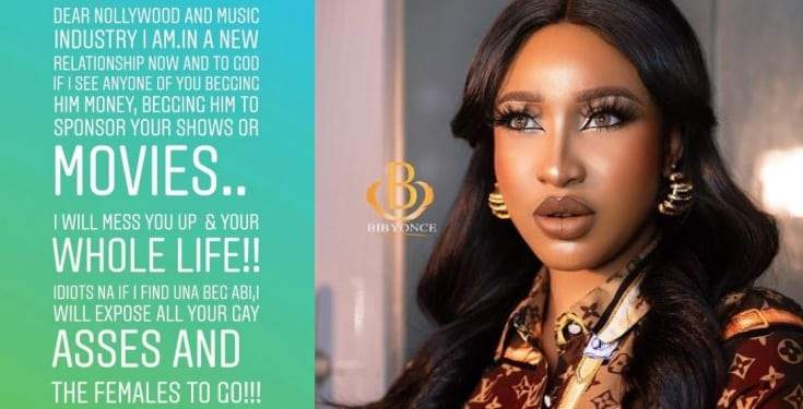 Tonto Dikeh warns Annie Idibia, Toyin, Eniola Badmus, others to stay off her 'new man'