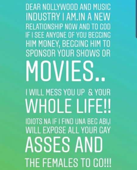 Tonto Dikeh warns Annie Idibia, Toyin, Eniola Badmus, others to stay off her 'new man'