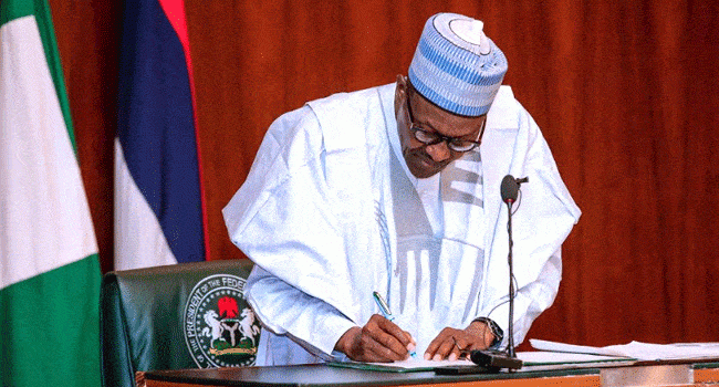 President Buhari Signs 2019 Budget Into Law