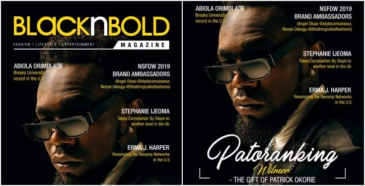 Patoranking talks about music&style as he covers BlackNBold magazine