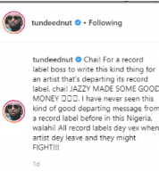 Don Jazzy Must Have Milked Tiwa Savage Dry By Dropping Such Message After Her Departure - Tunde Ednut