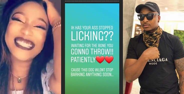 Actor IK Ogbonna's Ass Is Leaking- Tonto Dikeh Reveals, As He Calls Her A Dog Actor IK Ogbonna's Ass Is Leaking- Tonto Dikeh Reveals, As He Calls Her A Dog