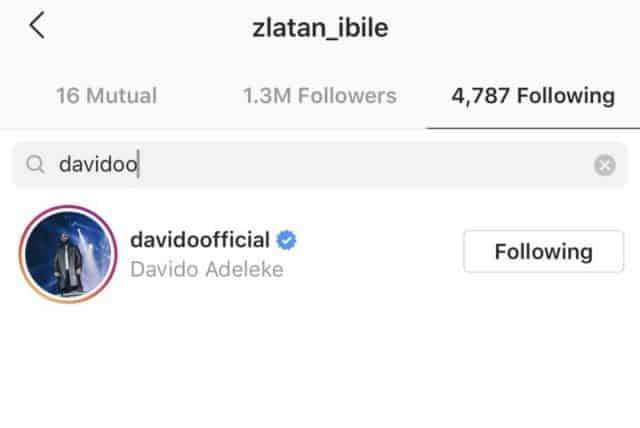 Zlatan Ibile shows love to Davido despite being unfollowed on IG