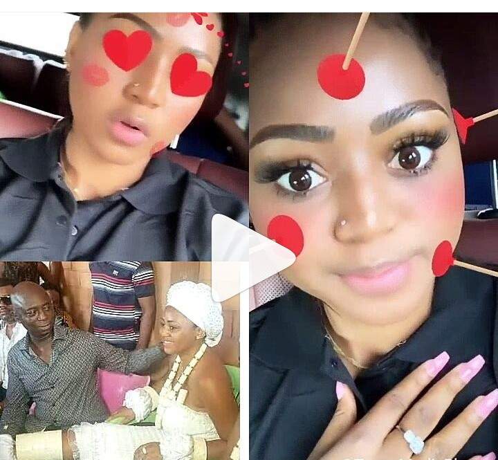 Regina Daniels proudly flaunts her expensive engagement ring