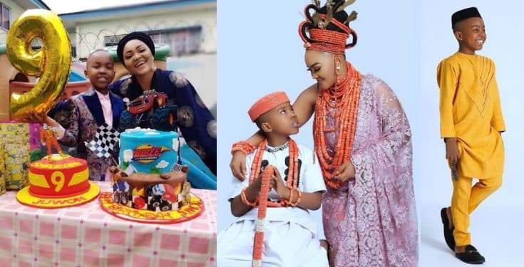 Actress Mercy Aigbe celebrate son's birthday with lovely photos