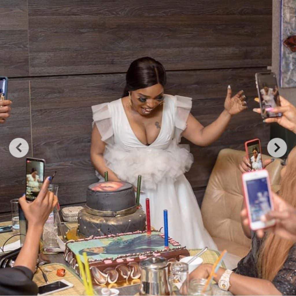 Halima Abubakar in tears as Ruggedman organizes birthday bash for her (Photos)