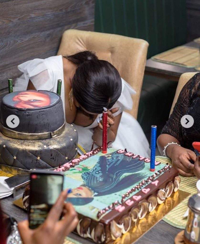 Halima Abubakar in tears as Ruggedman organizes birthday bash for her (Photos)