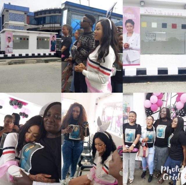 BBNaija Nina Ivy fans surprise her with new shop and generator on her birthday (Video)