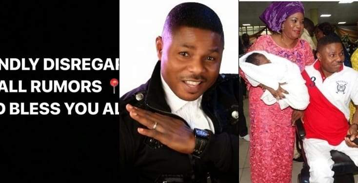Yinka Ayefele denies report of welcoming triplets with wife