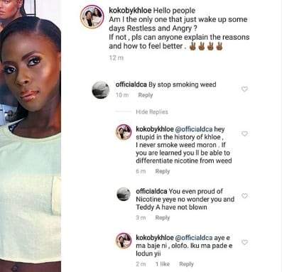 'You will die this year' Koko tells troll who mocked her and Teddy A on IG