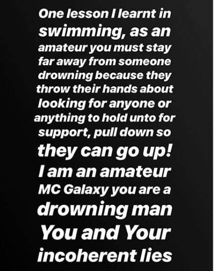 Etinosa calls out MC Galaxy over IG live nude video saga