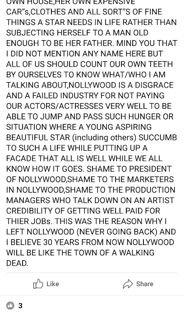 'Nollywood is a disgrace'- Ex Actor Obi Czer Shames Nollywood, Shades Regina Daniels Explosively