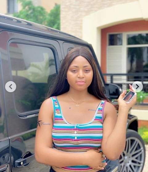 Regina Daniels Displays Her Newly Tattooed Body (photos)