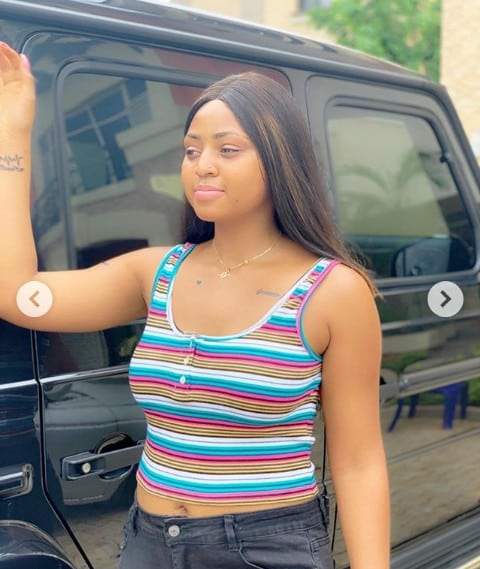 Regina Daniels Displays Her Newly Tattooed Body (photos)