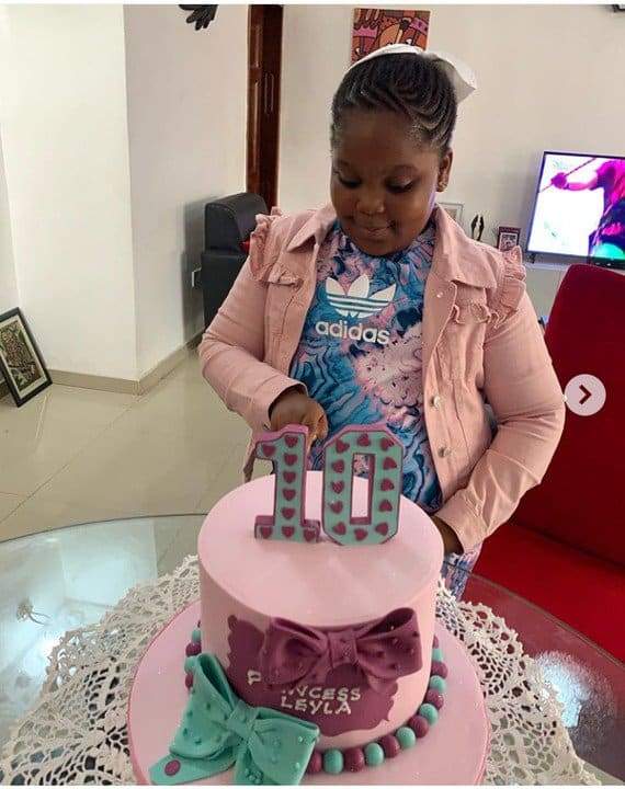 Bisola celebrates daughter on 10th birthday with sweet message (photos)