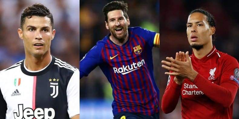 Messi, Ronaldo, Van Dijk make Best FIFA Men's Player of the Year nominees