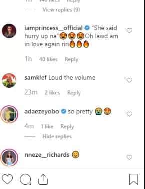 Nigerian celebrities react as Rihanna begs for Burna Boy's song to be played