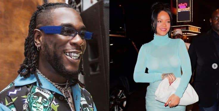 Nigerian celebrities react as Rihanna begs for Burna Boy's song to be played