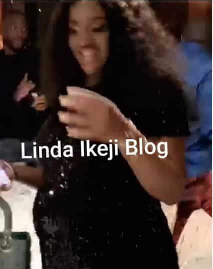 Davido's fiancée, Chioma flaunts baby bump after engagement (Photos)