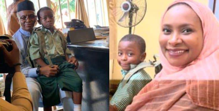 Governor El-Rufai enrolls his son in a public school in Kaduna (Photos)