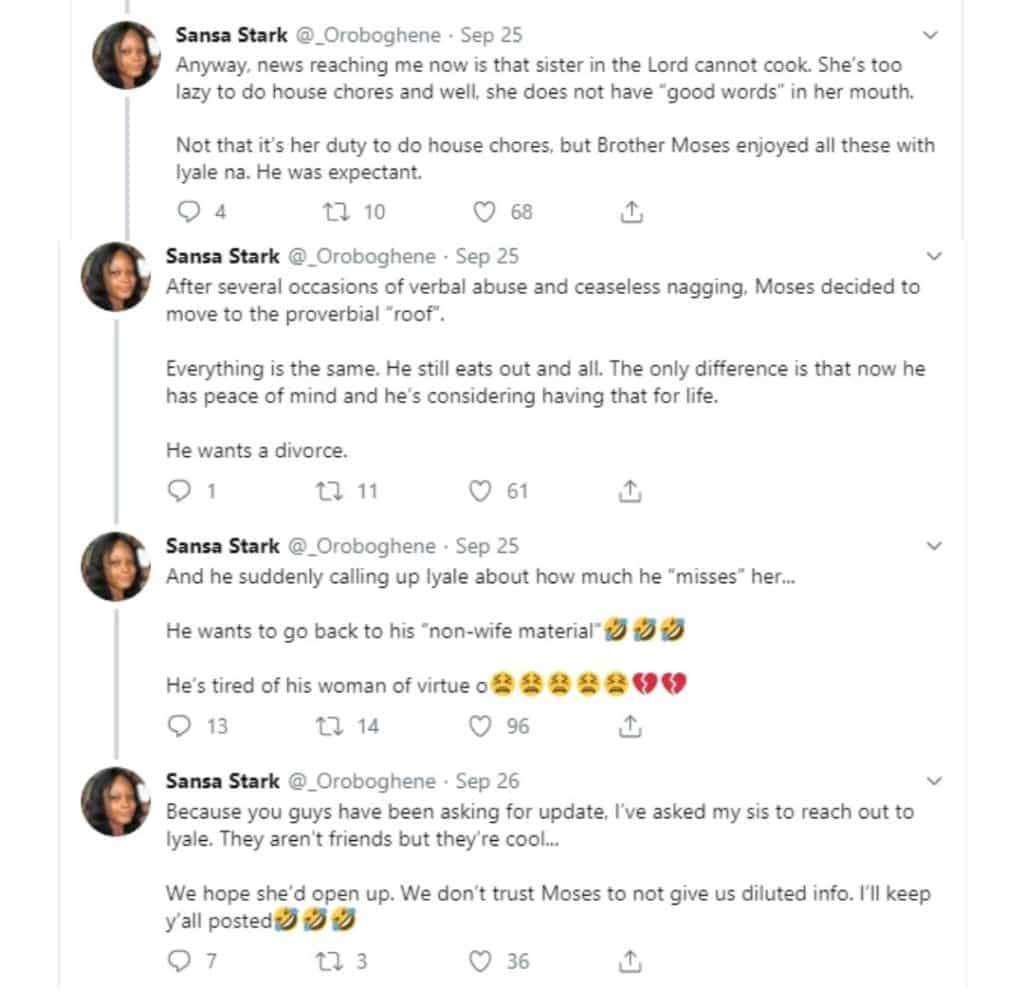 Lady narrates the aftermath of her friend's decision to marry a virgin over girlfriend of 3years