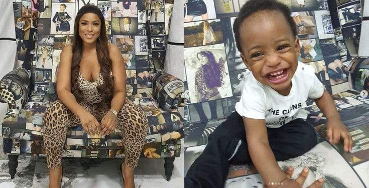 Linda Ikeji shares lovely photos to celebrate her son's birthday