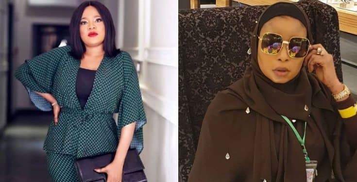 Lizzy Anjorin mocks Toyin Abraham after being served legal papers (video)