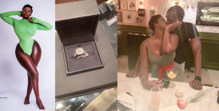 Princess Shyngle's boyfriend proposes marriage to her and she said 'YES' (video)