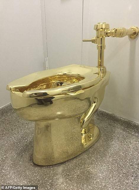 £5 milion Gold toilet stolen from Britain's Blenheim Palace