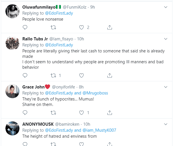 Nigerians disapprove of those raising money for Tacha through 'GoFundMe'