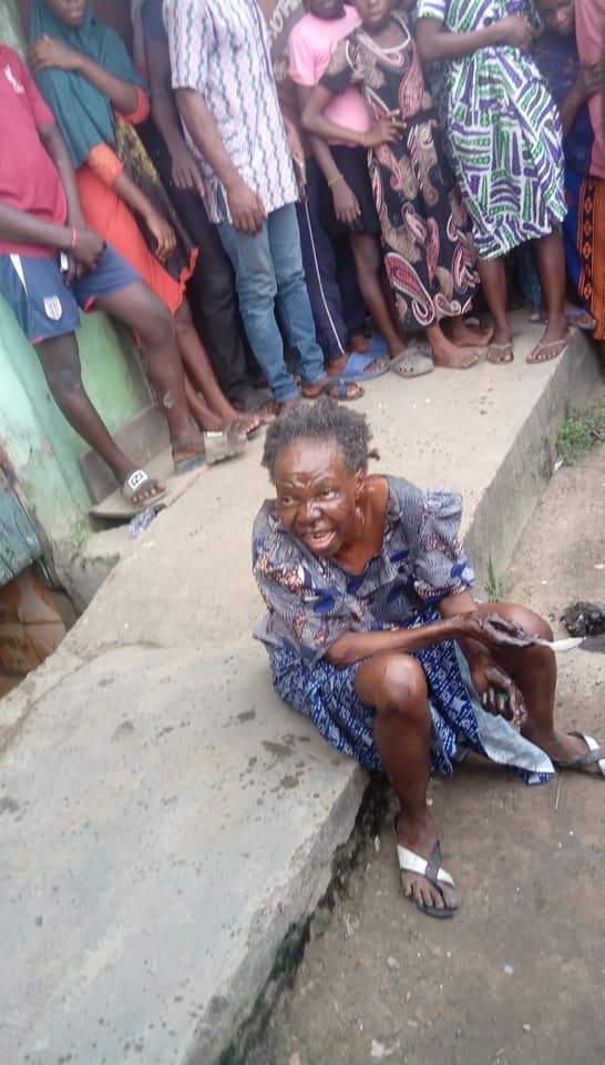Bird allegedly turns into an old woman in Lagos (video)