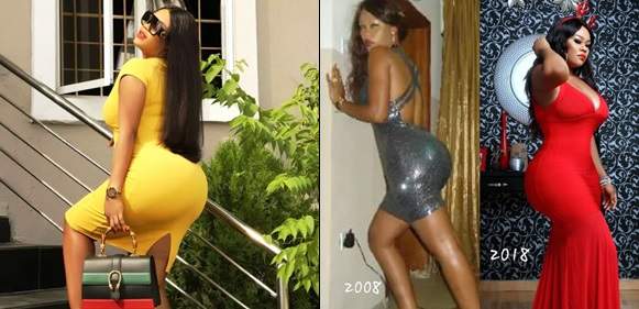 'And Dey Said We Did Yansh Surgery' Daniella Okeke Says, Joins #10yearschallenge By Showing Off Her Backside