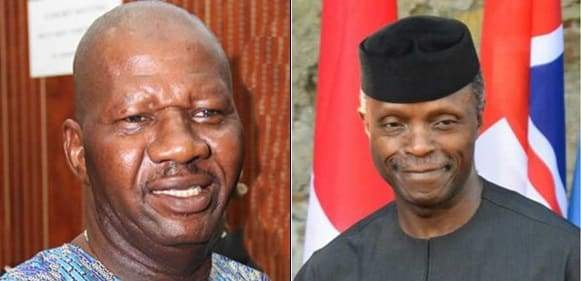 Vice President Osinbanjo donates N1million to ailing actor, Baba Suwe