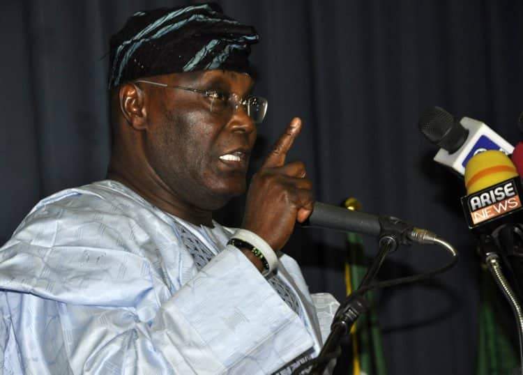 Atiku Abubakar addresses world press conference in Abuja