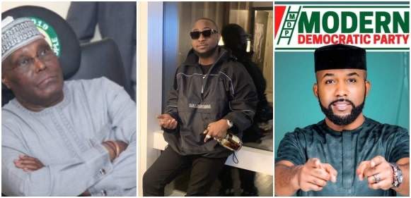 Fans call Davido a hypocrite for renouncing PDP and setting sights on Banky W's party (Screenshots)
